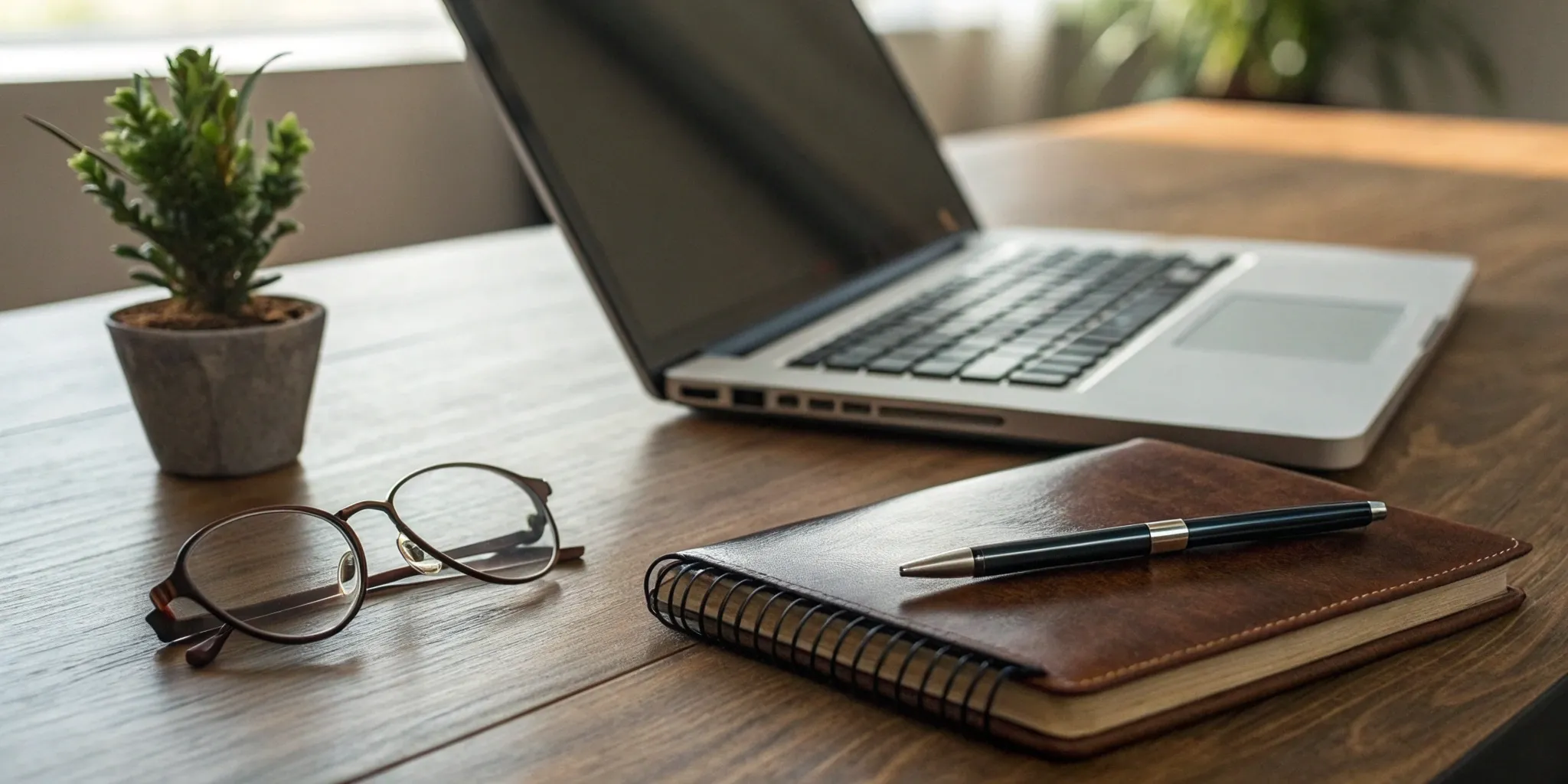 A desk with a laptop showing how to find a PCAOB registered auditor.
