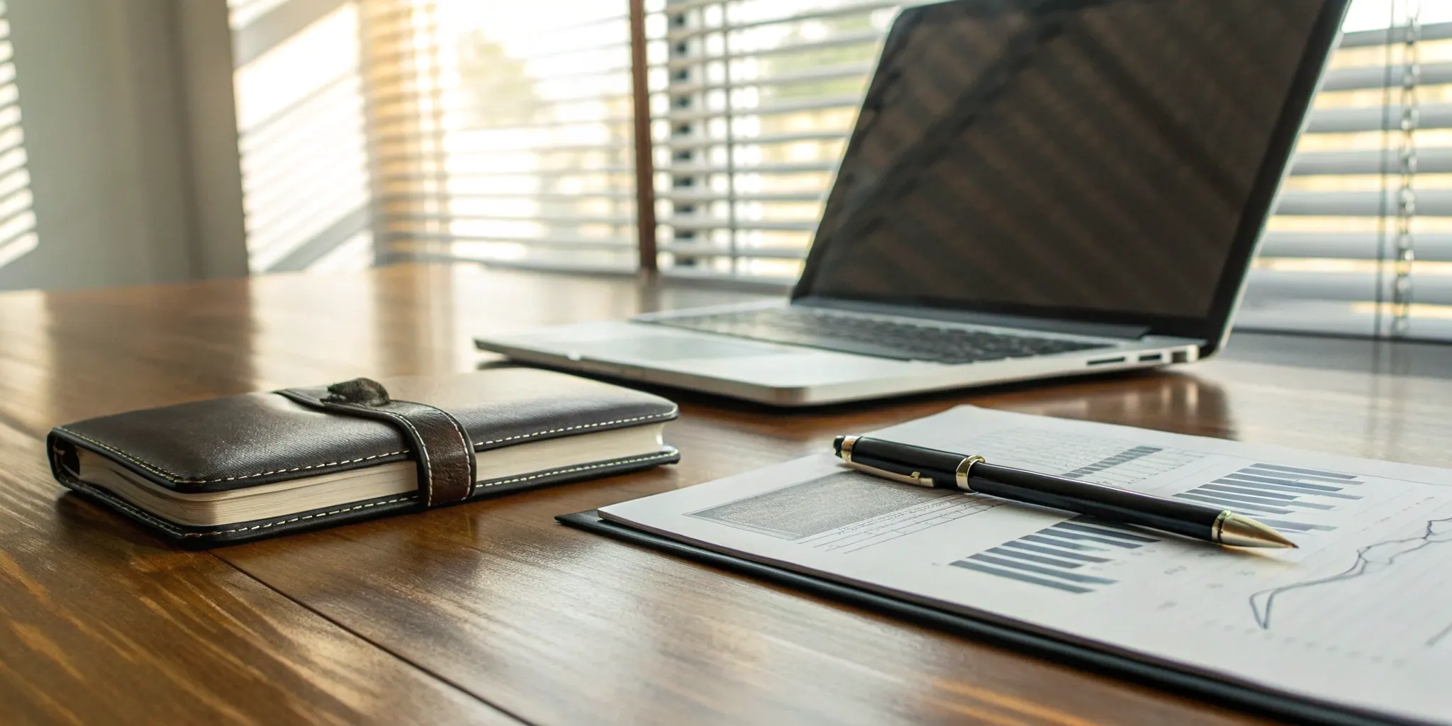 Preparing financial documents and records on a laptop for a private company audit.