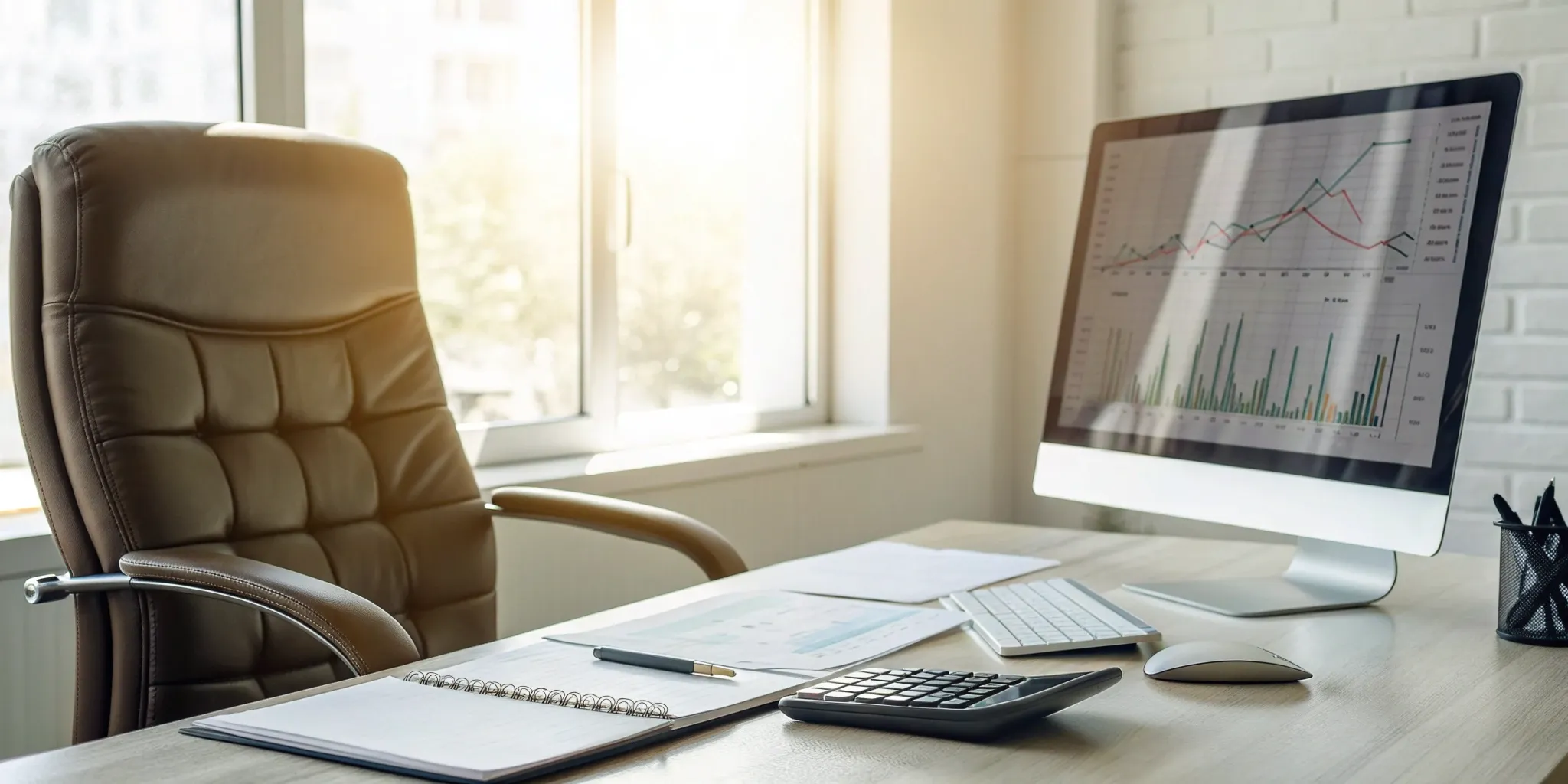 Calculator and financial reports on a desk for determining a company's cost audit applicability.