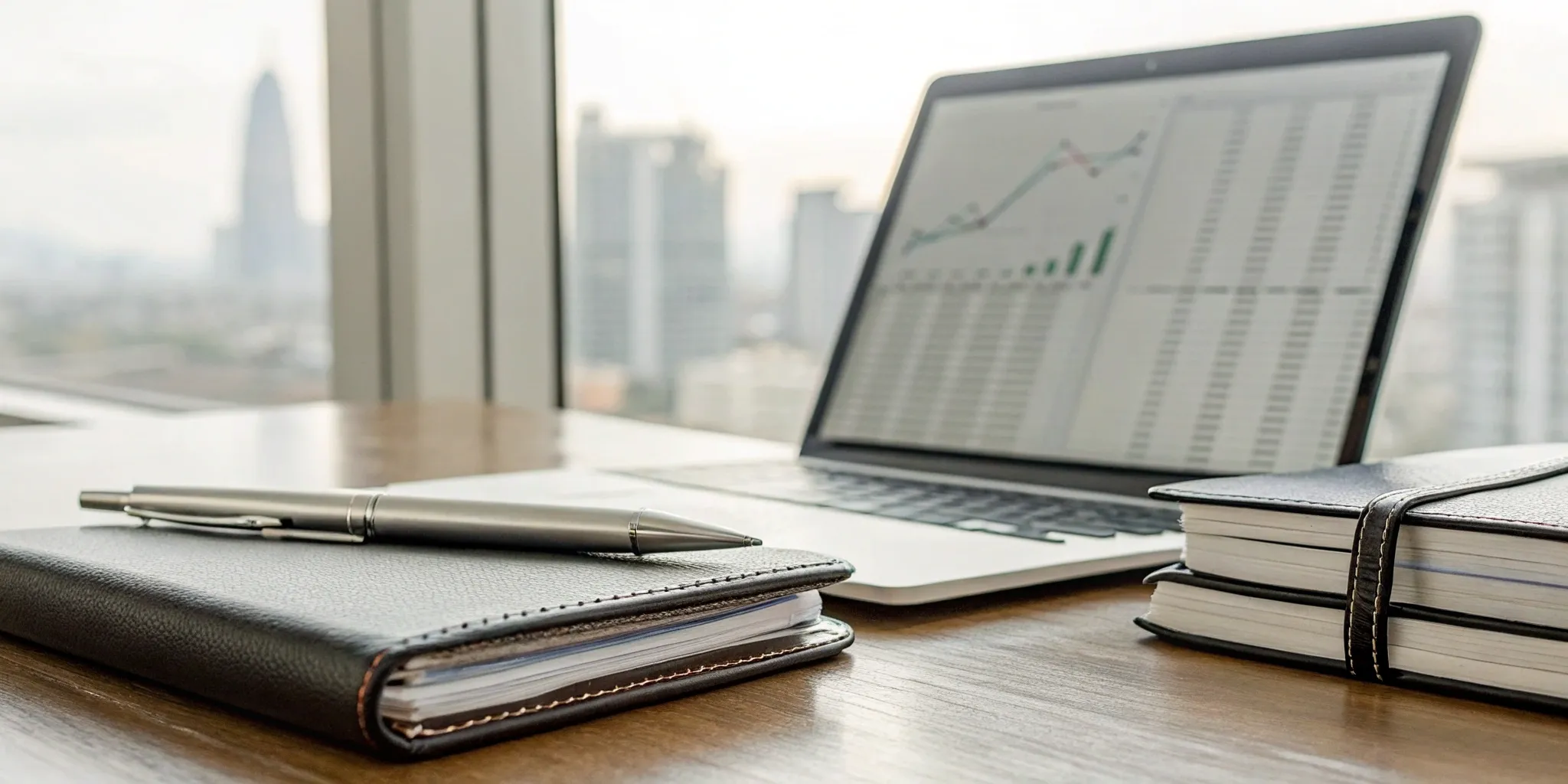 Laptop with financial spreadsheets detailing franchise accounting treatment.