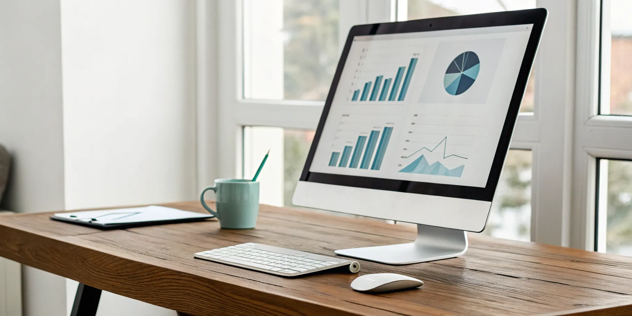 A balance sheet on a computer showing how to record a franchise fee.