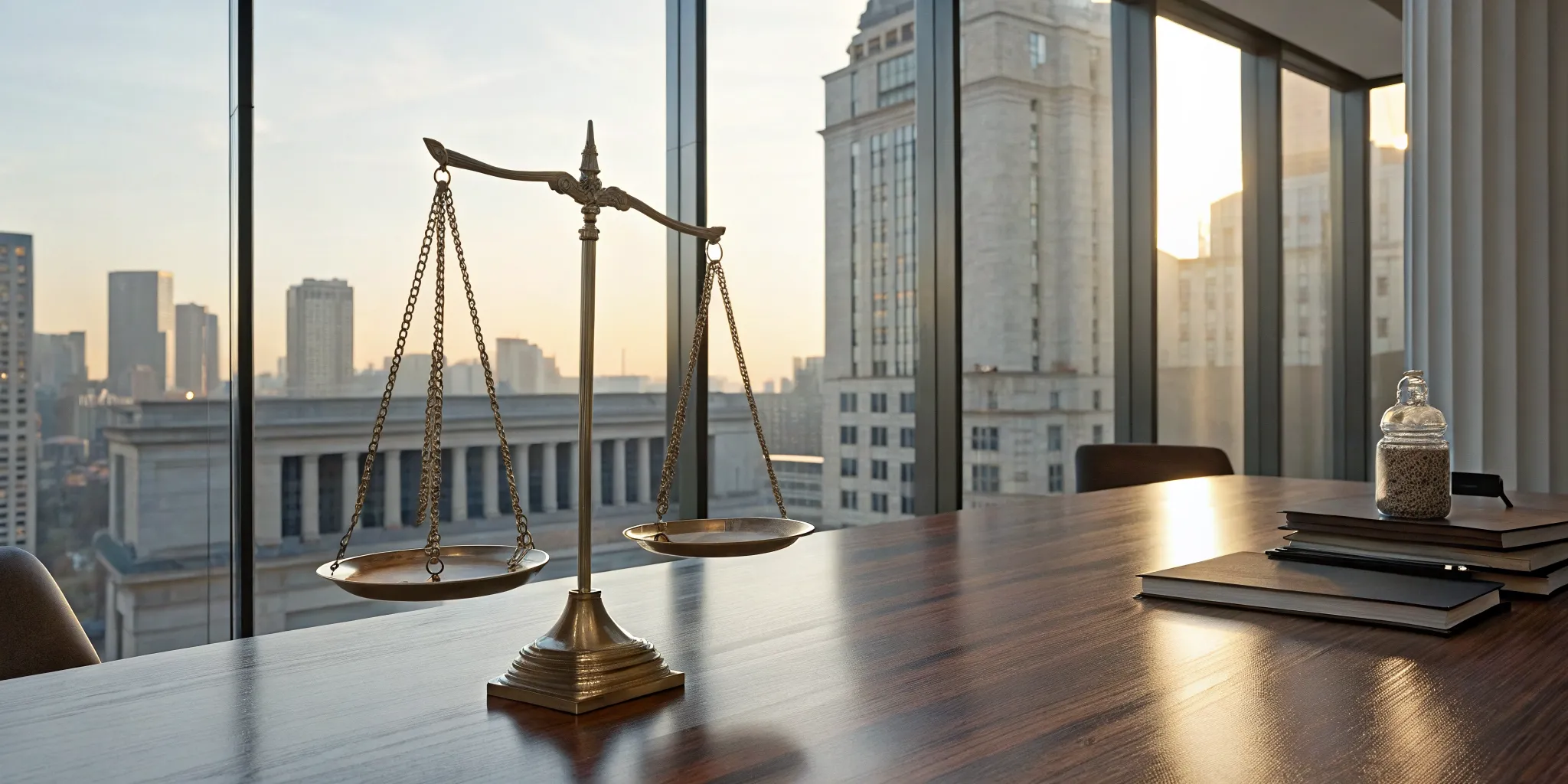 Scales of justice weighing the question of whether the PCAOB is a government agency.