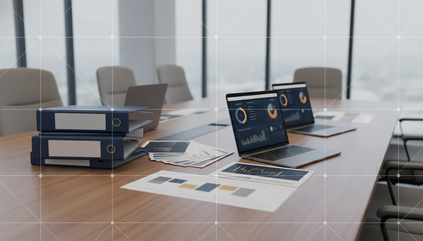 PCAOB audit timeline planning documents in a conference room